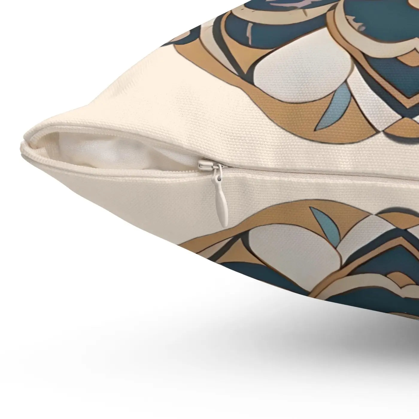 Geometric Mandal Pattern Pillow - Spun Polyester Square - DipaliZ