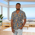 Bold Geometric Hawaiian Camp Shirt - Summer Style - DipaliZ