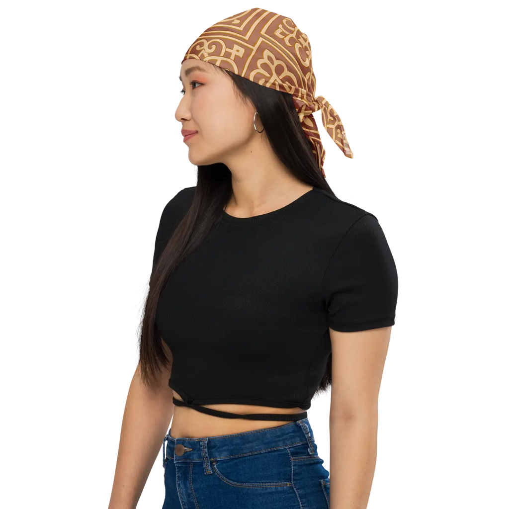 Geometric Print Bandana - UPF50 Sun Protection - DipaliZ