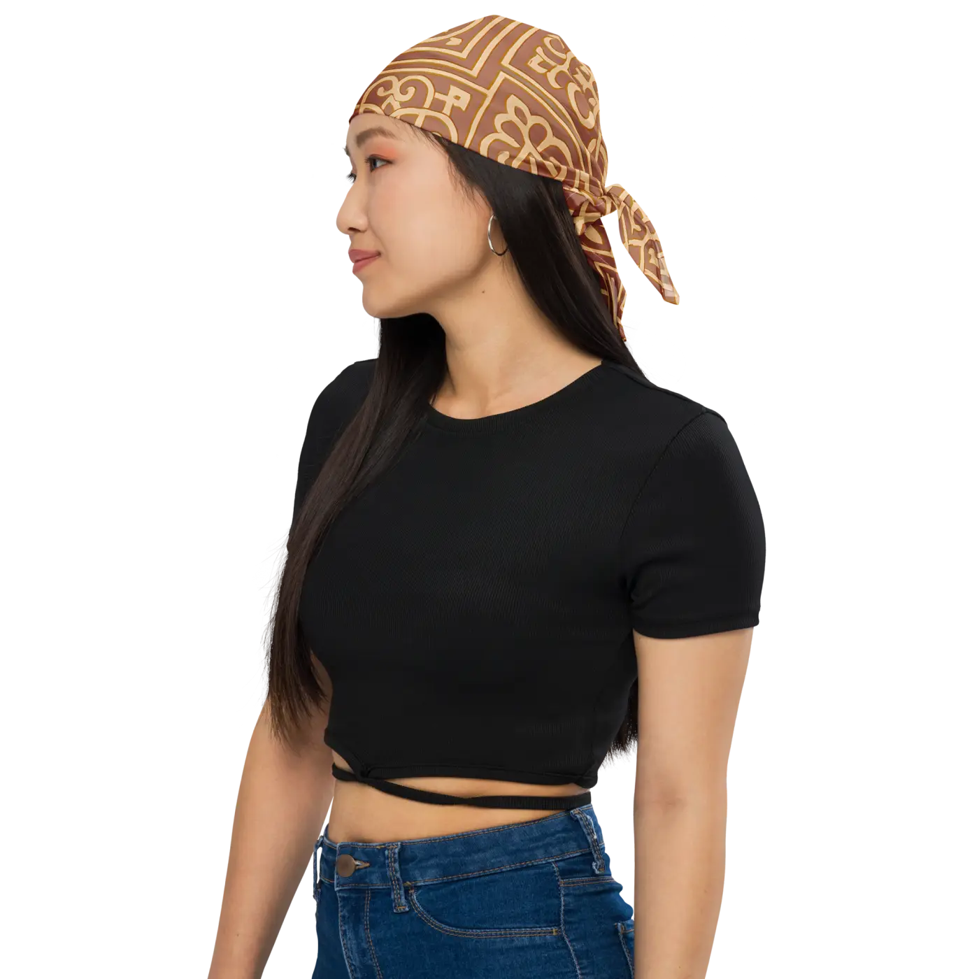 Geometric Print Bandana - UPF50 Sun Protection - DipaliZ