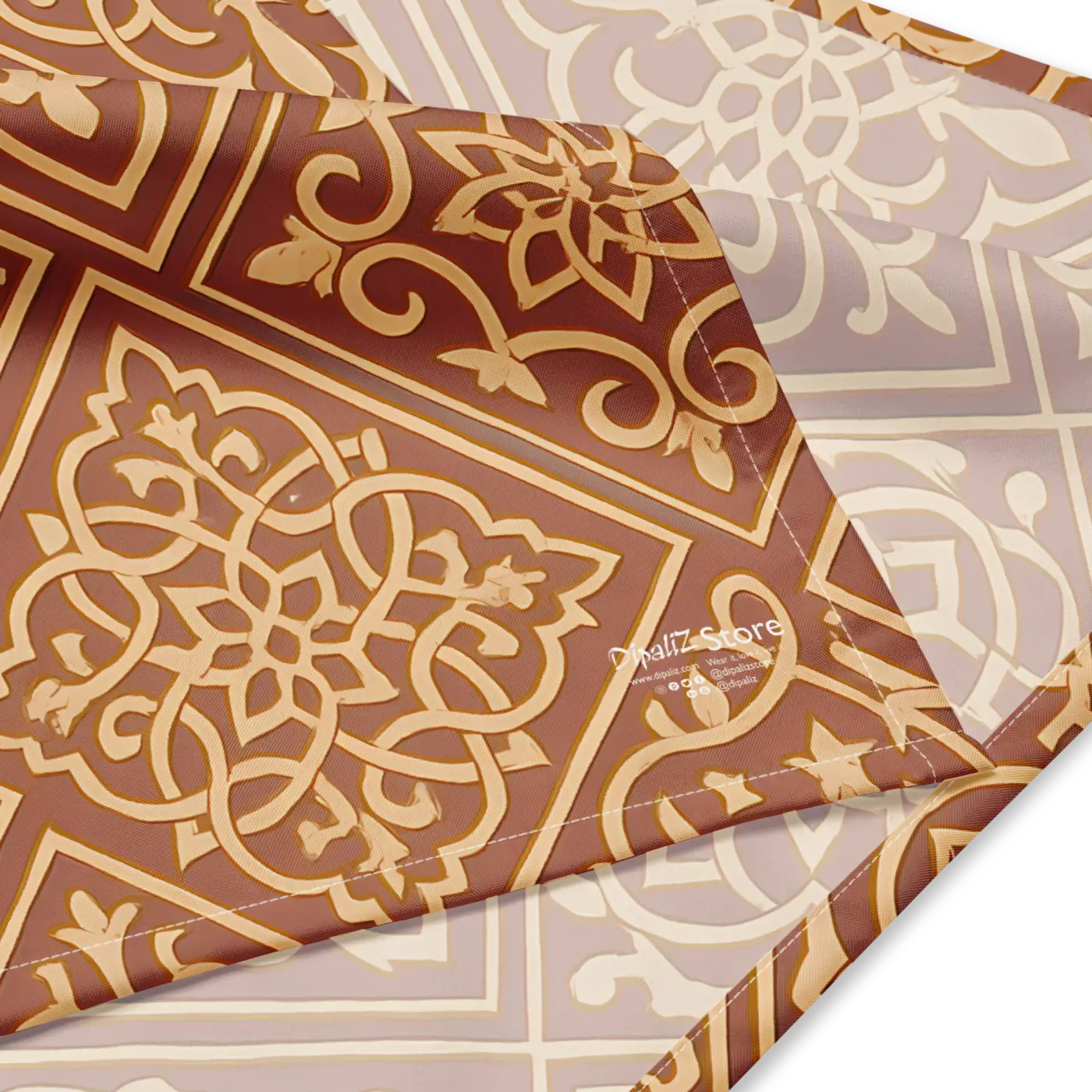 Geometric Print Bandana - UPF50 Sun Protection - DipaliZ