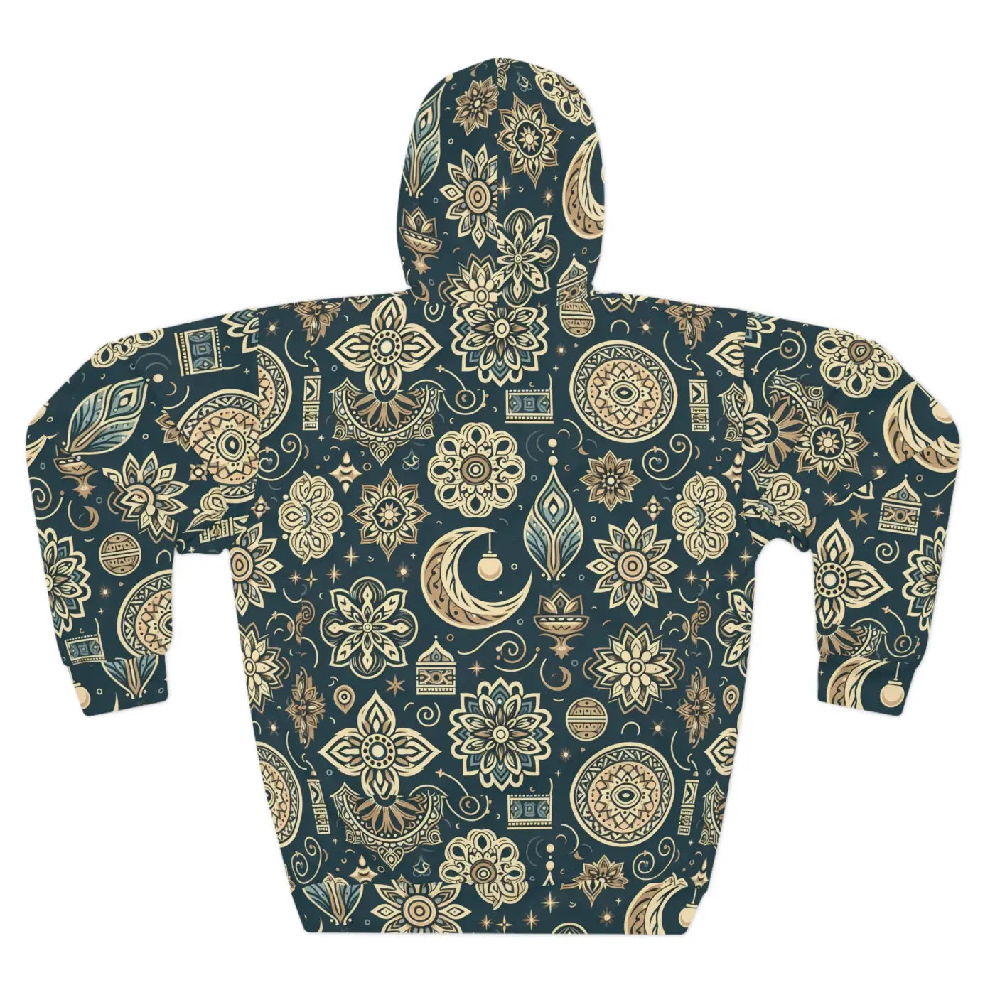 Unisex Pullover Hoodie - Bold Geometric Pattern - DipaliZ