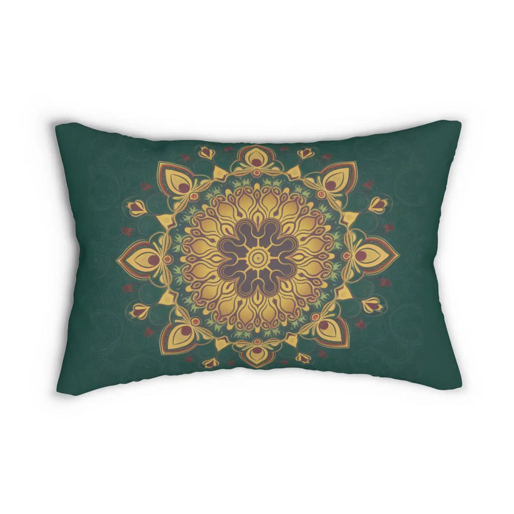 Geometric Lumbar Pillow - Vibrant Home Decor - DipaliZ