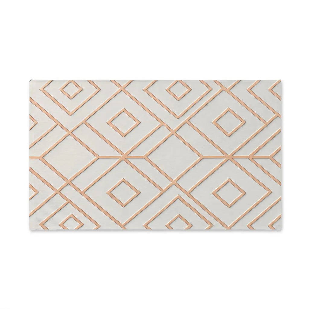 Premium Geometric Pattern Hand Towel - Bathroom Decor - DipaliZ