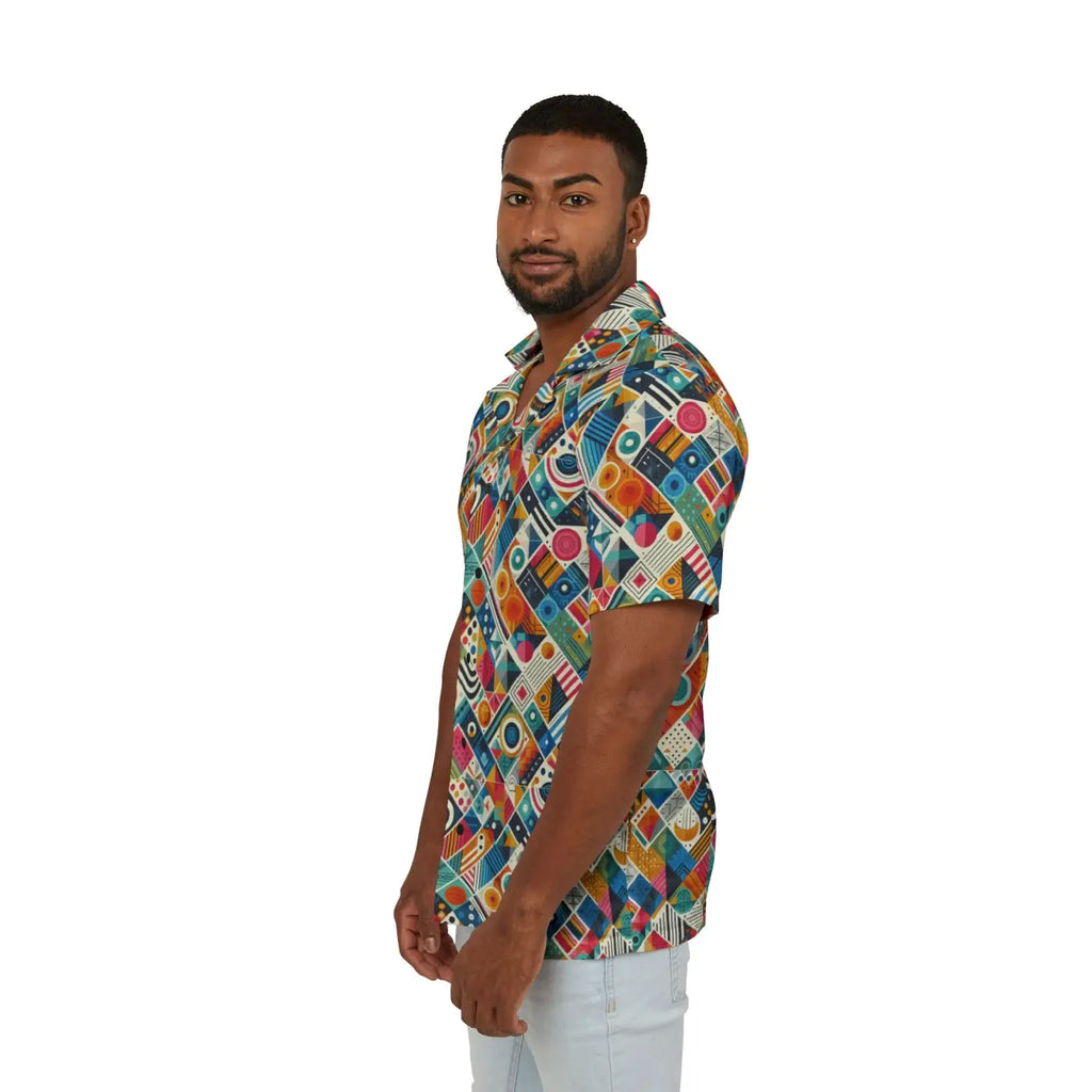 Vibrant Hawaiian Camp Shirt - Tailored Fit Summer Style - DipaliZ