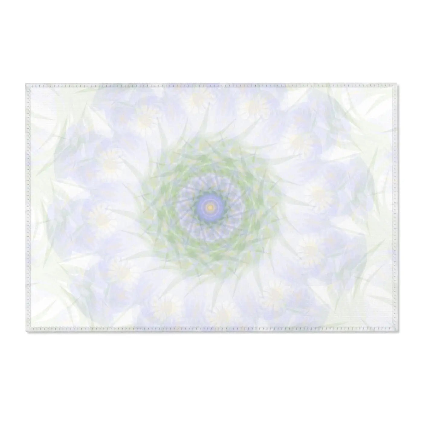 Purple Area Rugs - Geometric Pattern Polyester Chenille - DipaliZ