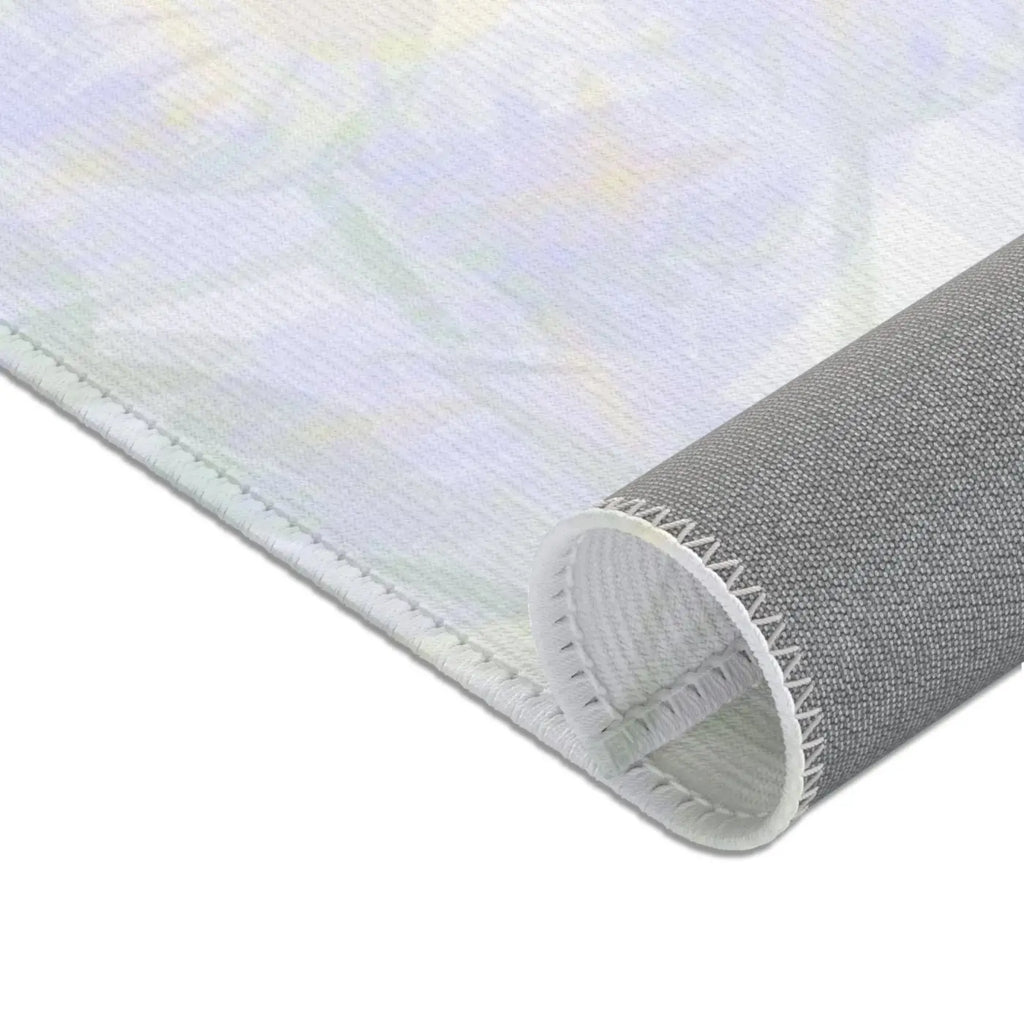 Purple Area Rugs - Geometric Pattern Polyester Chenille - DipaliZ