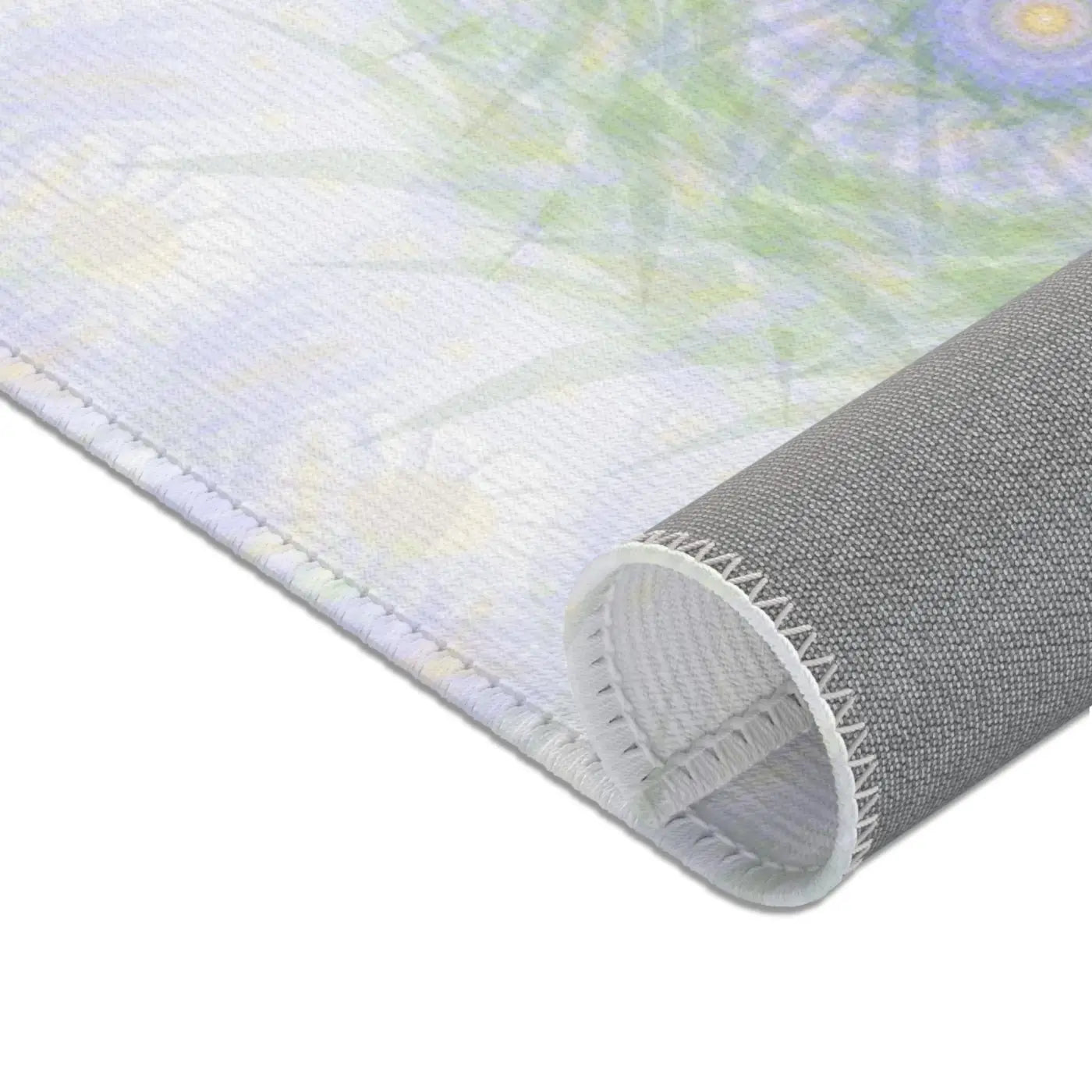 Purple Area Rugs - Geometric Pattern Polyester Chenille - DipaliZ
