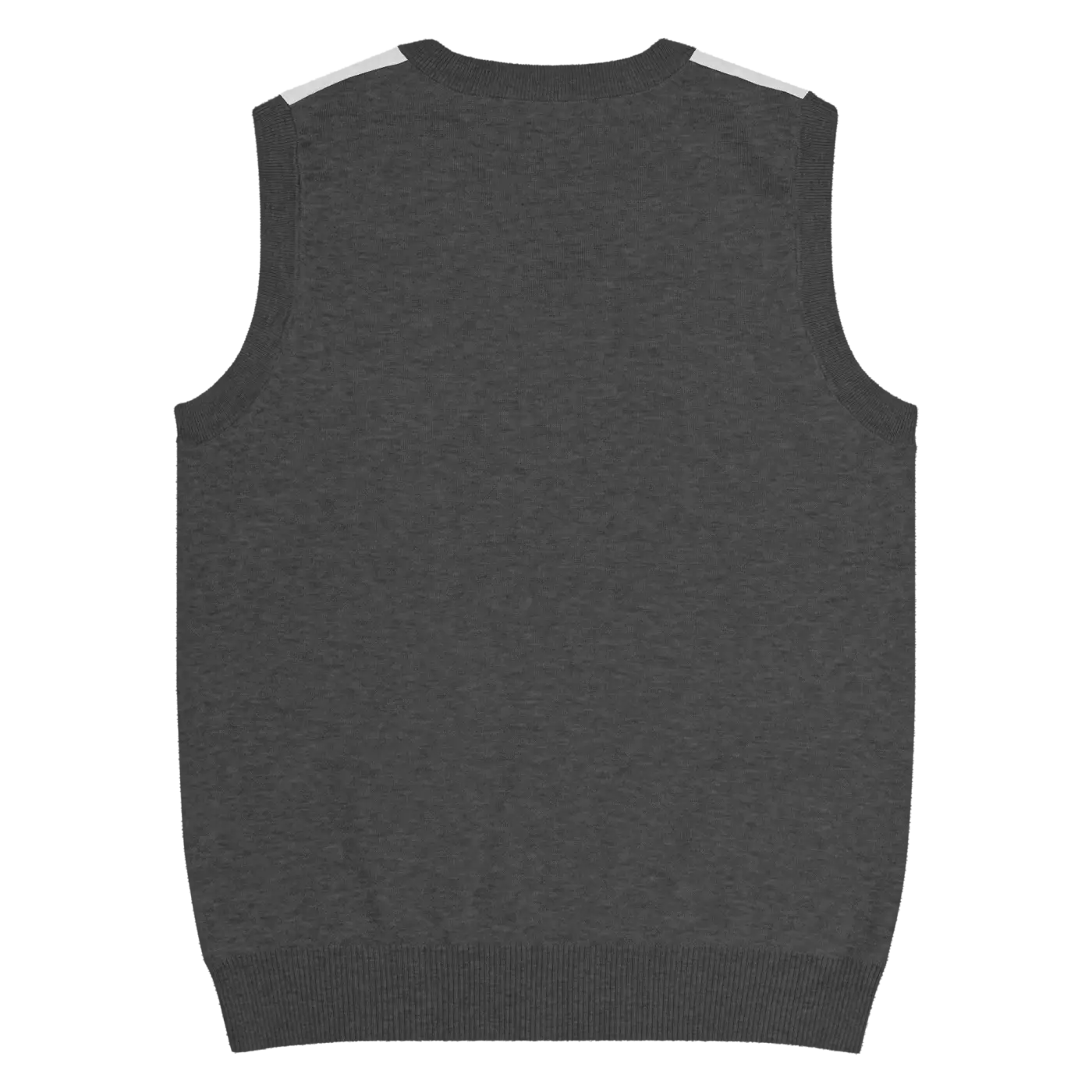 Geometric Scaled Pangolin Knit V-Neck Vest - Trendy Outerwear - DipaliZ