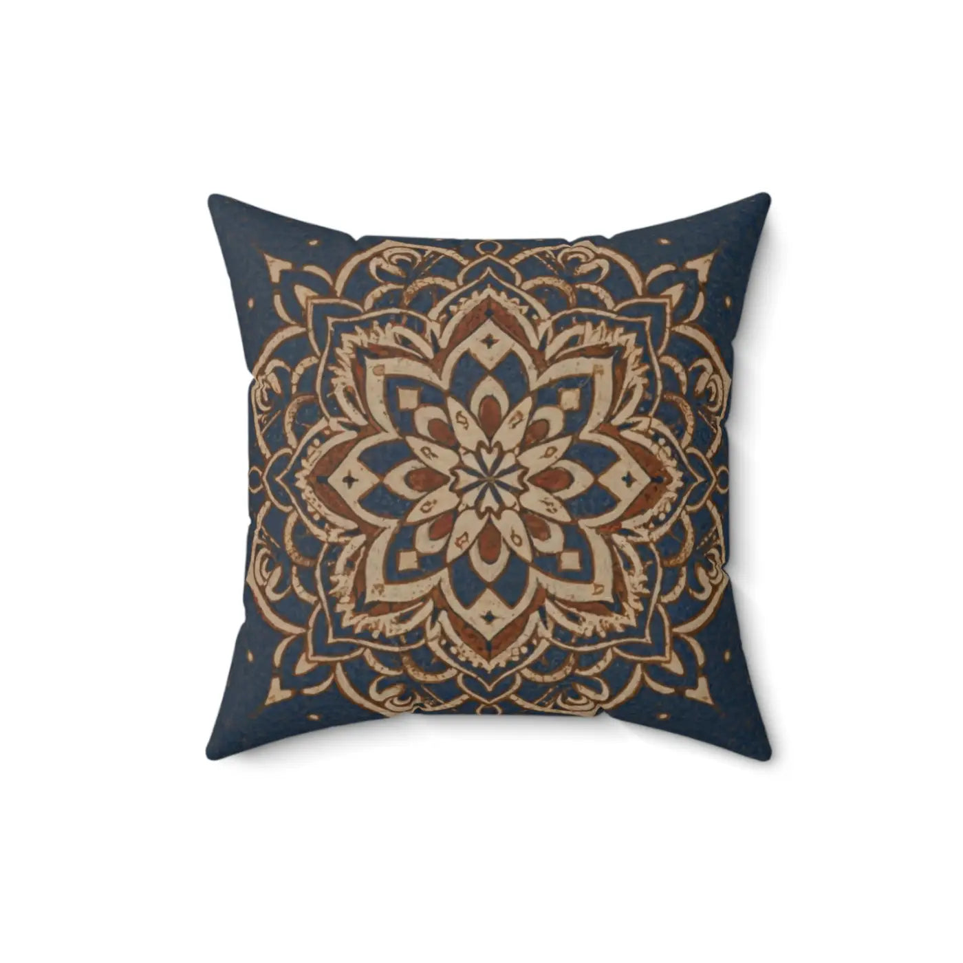 Geometrical Mandal Throw Pillow - Spun Polyester Square - DipaliZ