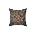 Geometrical Mandal Throw Pillow - Spun Polyester Square - DipaliZ