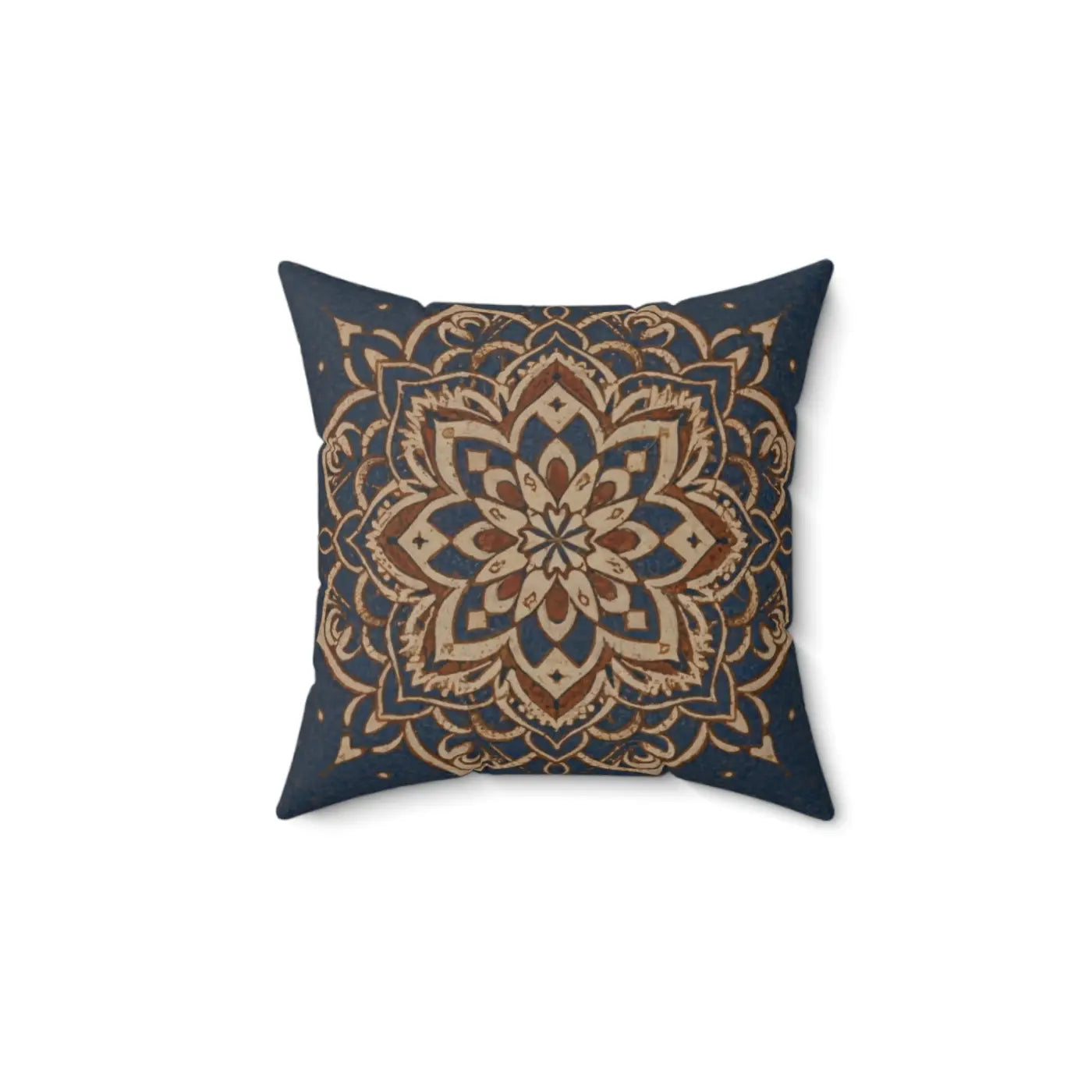 Geometrical Mandal Throw Pillow - Spun Polyester Square - DipaliZ