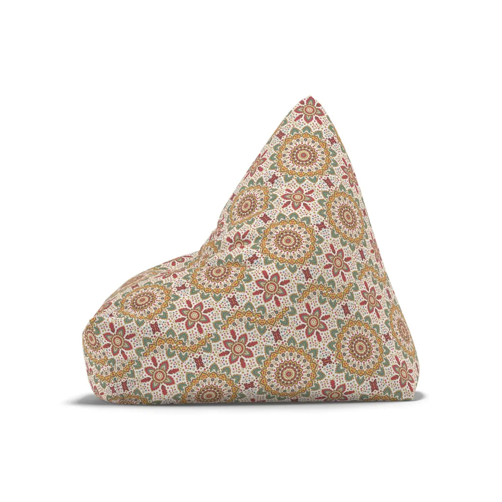 Geometrical Pattern Bean Bag Cover - Durable Material - DipaliZ