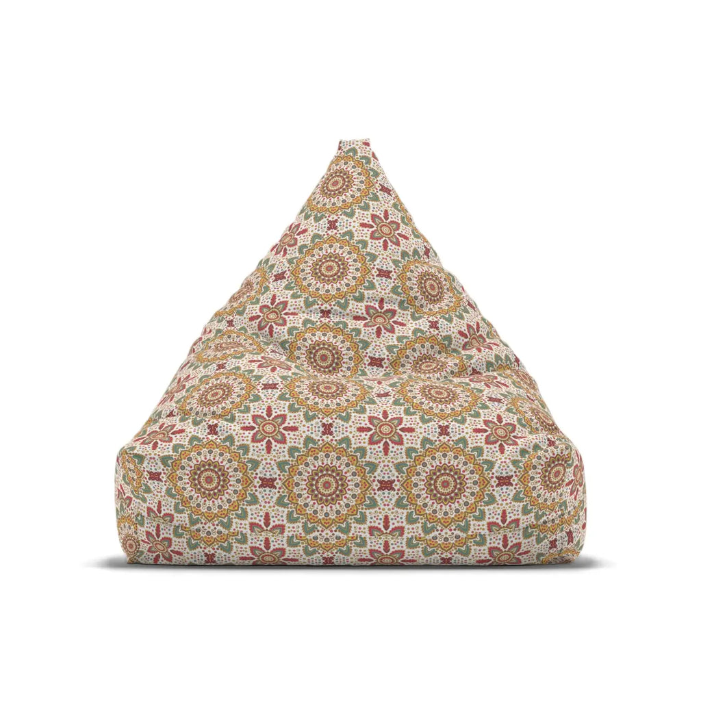Geometrical Pattern Bean Bag Cover - Durable Material - DipaliZ