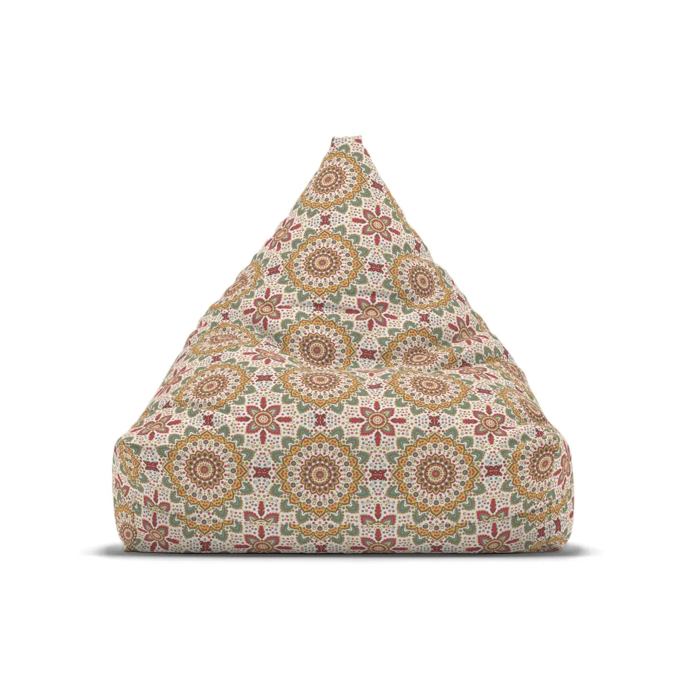 Geometrical Pattern Bean Bag Cover - Durable Material - DipaliZ