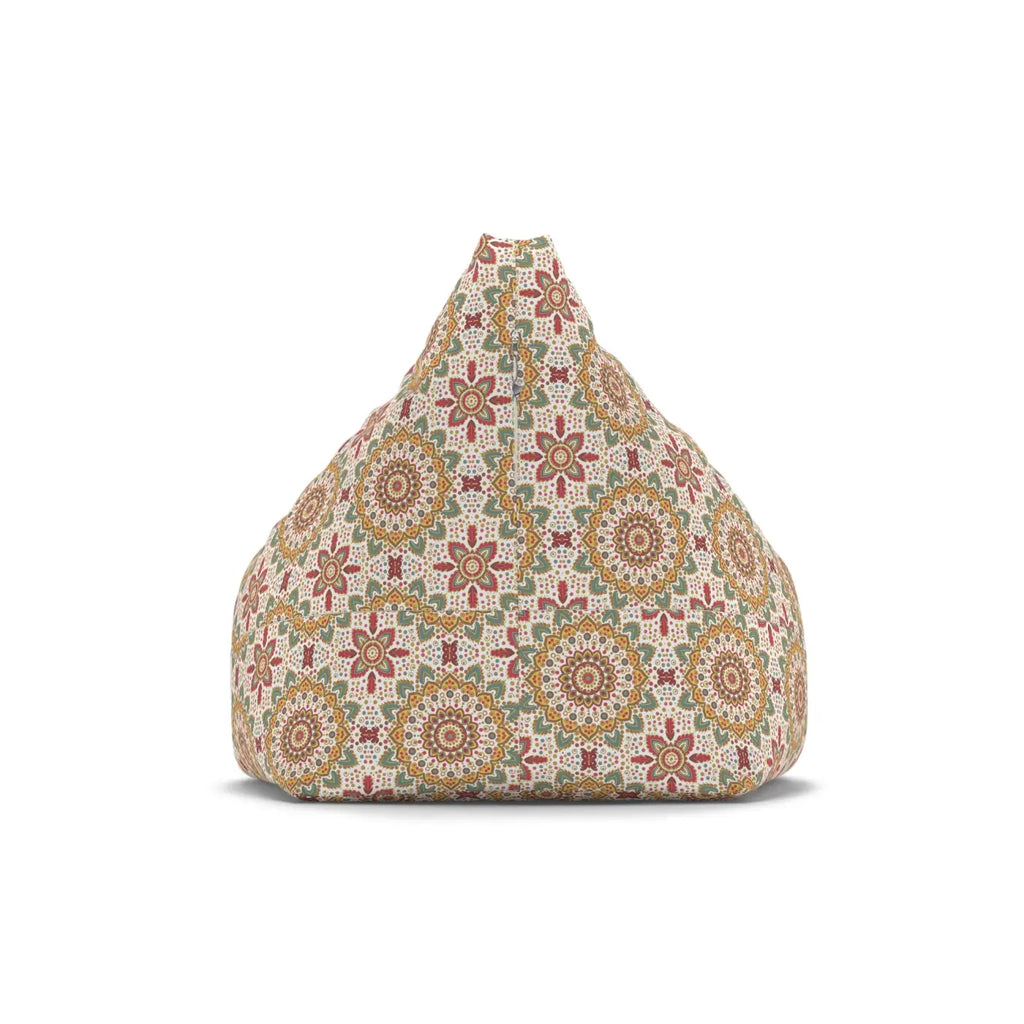 Geometrical Pattern Bean Bag Cover - Durable Material - DipaliZ