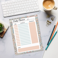 Geometrical Pattern Notepad - Stylish Planning Essential - DipaliZ