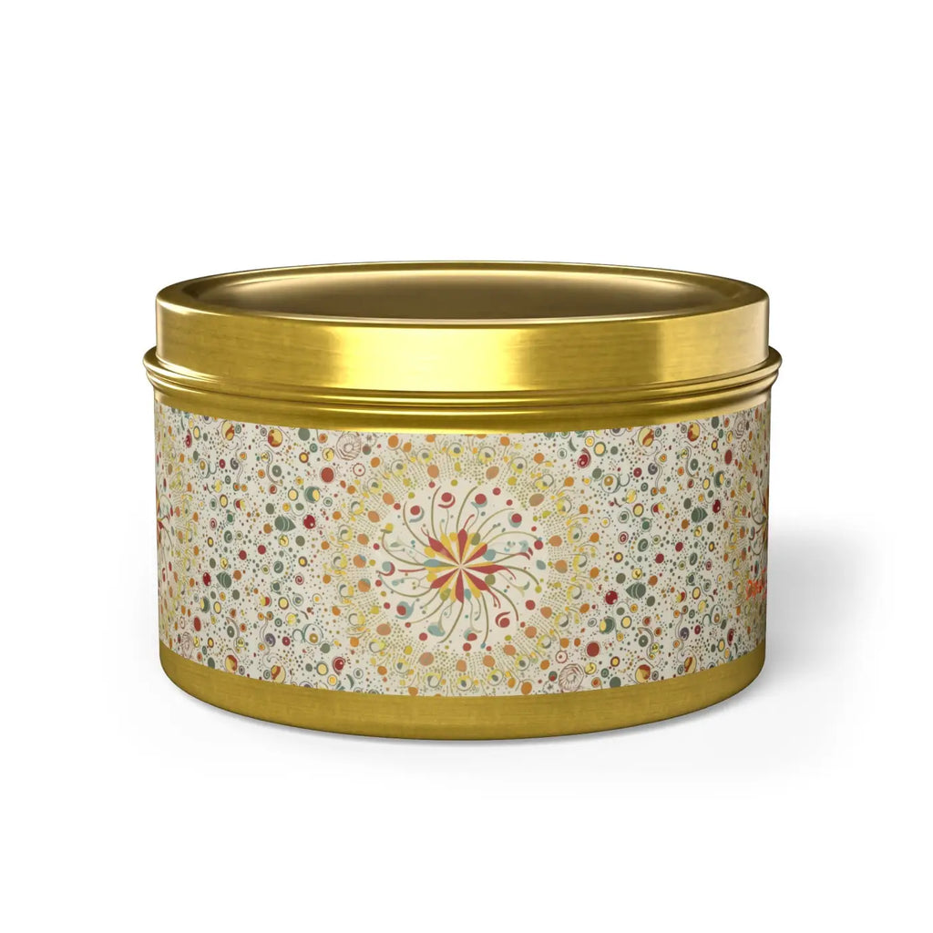 Soy Wax Tin Candles - Coconut Blend with Cotton Wick - DipaliZ
