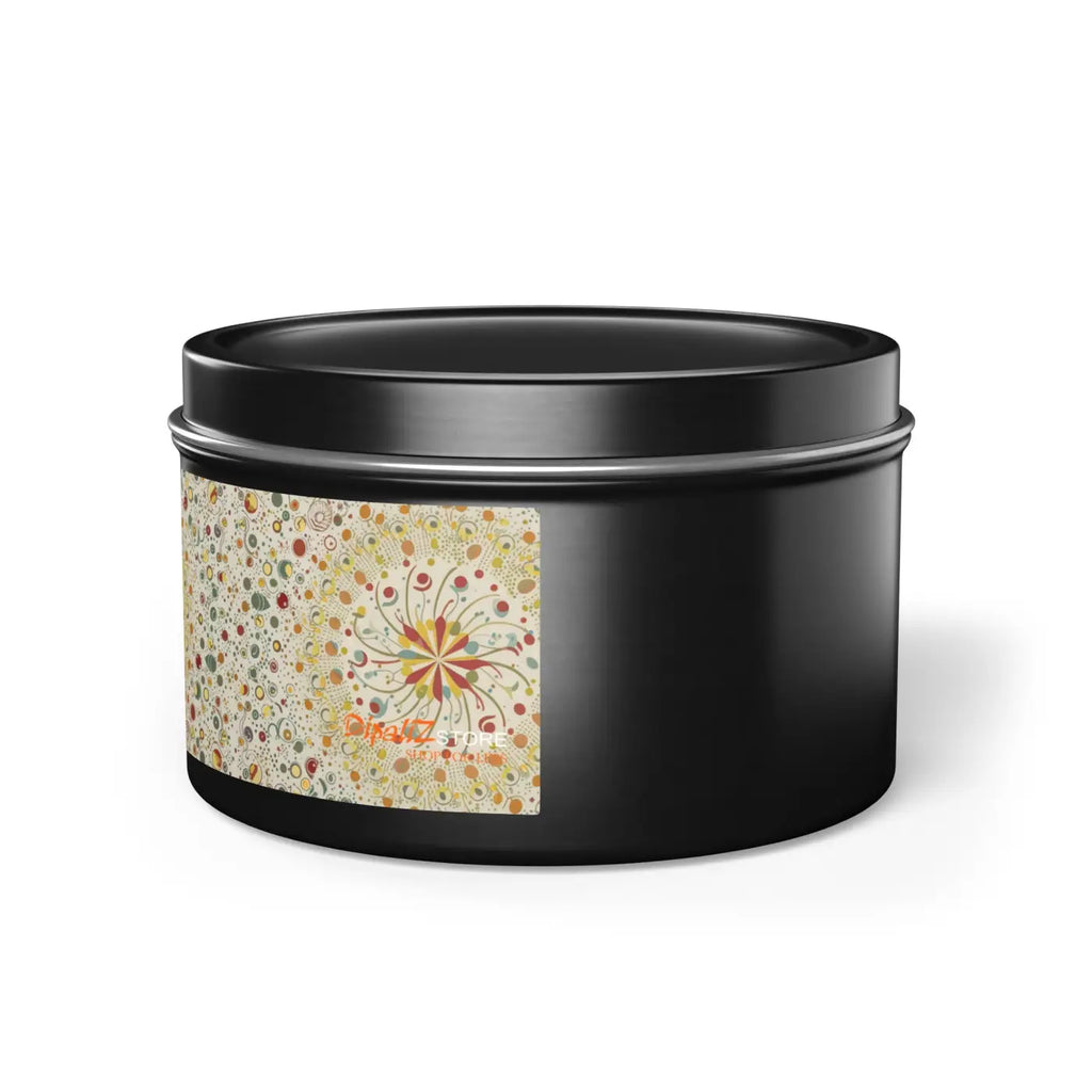 Soy Wax Tin Candles - Coconut Blend with Cotton Wick - DipaliZ