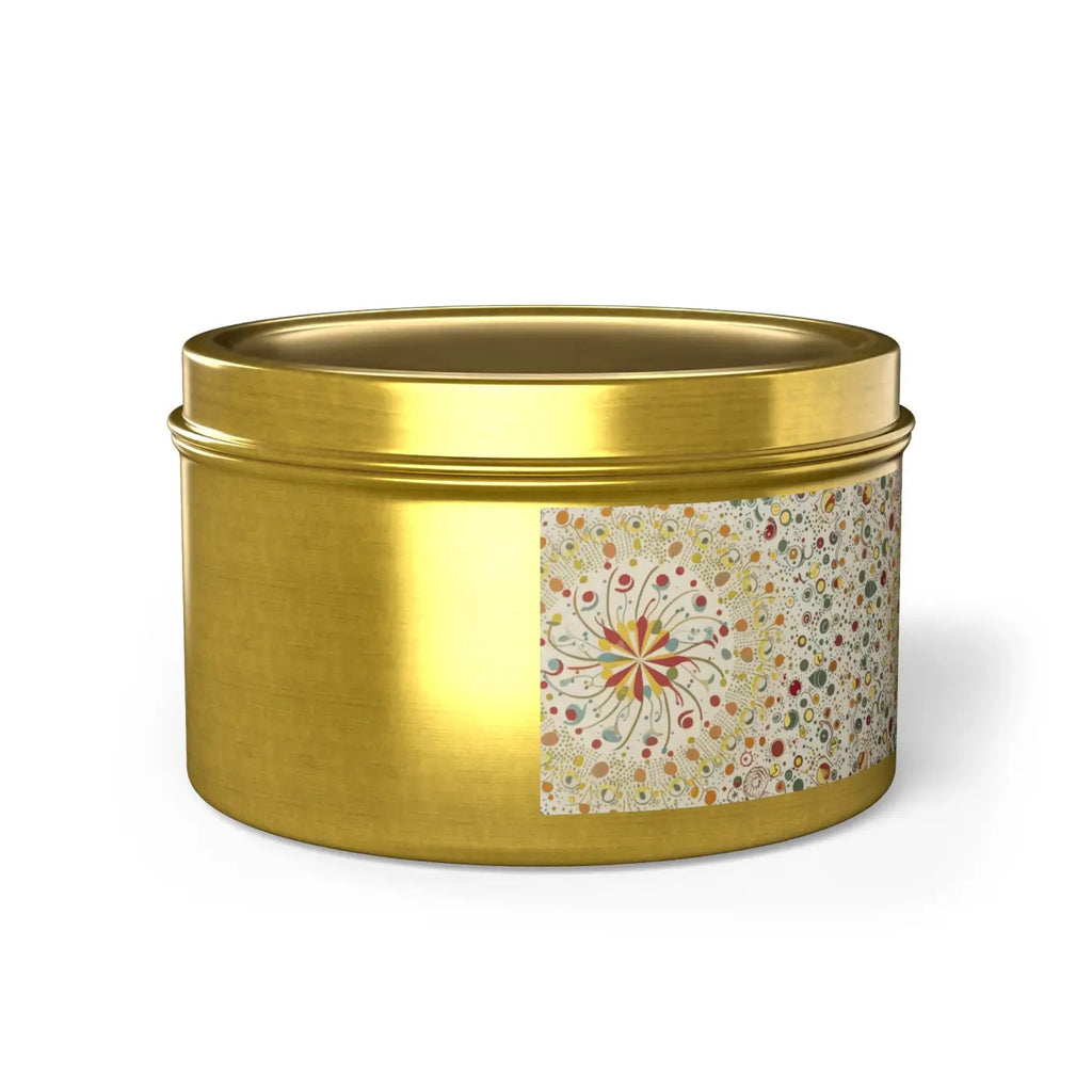 Soy Wax Tin Candles - Coconut Blend with Cotton Wick - DipaliZ