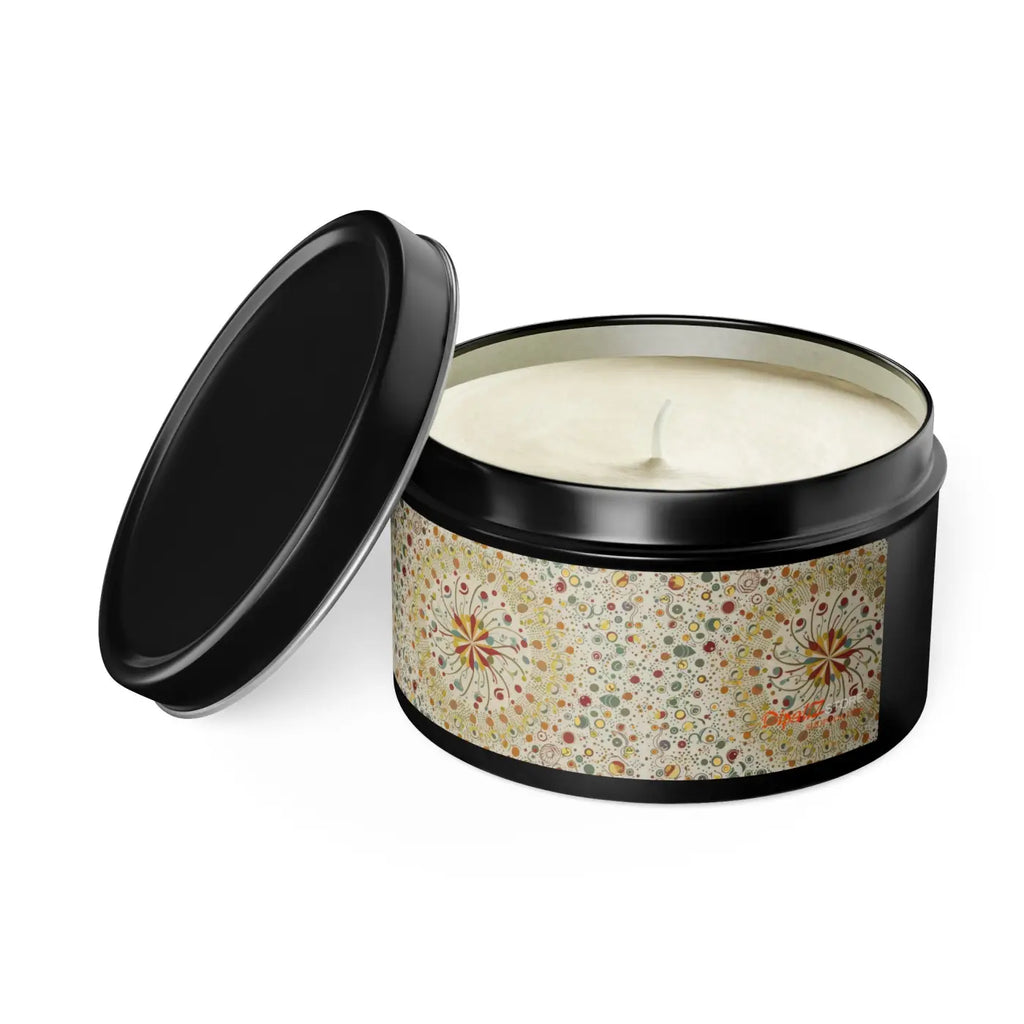 Soy Wax Tin Candles - Coconut Blend with Cotton Wick - DipaliZ