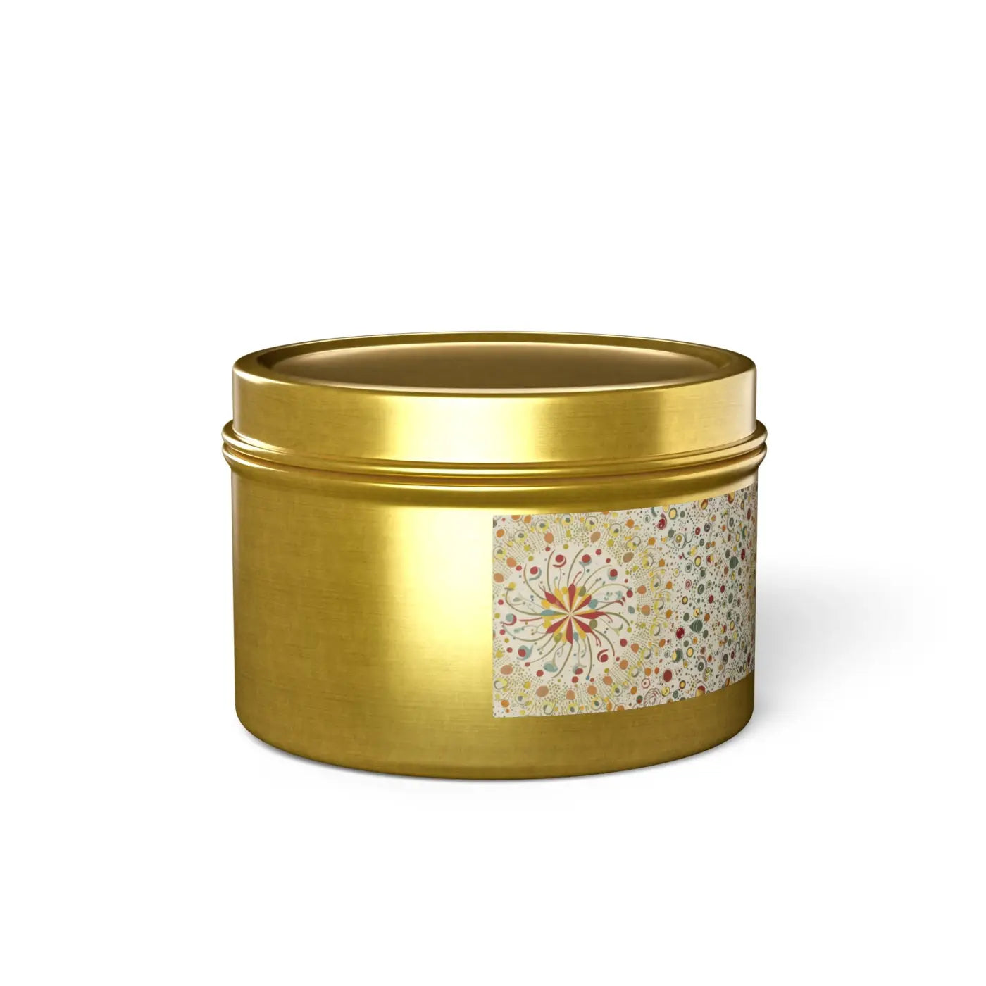 Soy Wax Tin Candles - Coconut Blend with Cotton Wick - DipaliZ