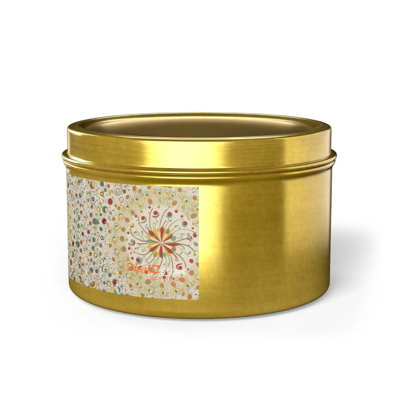 Soy Wax Tin Candles - Coconut Blend with Cotton Wick - DipaliZ
