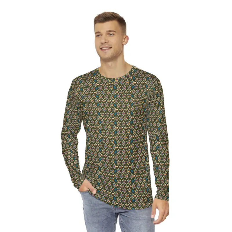 Premium Brushed Polyester Long-Sleeve Tees - Cozy Comfort - DipaliZ
