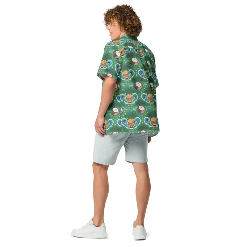 Moisture-Wicking Summer Shirt - Eco-Friendly Tropical Vibe - DipaliZ