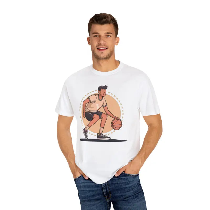 Basketball Player Tee - Cozy Cotton Style - DipaliZ