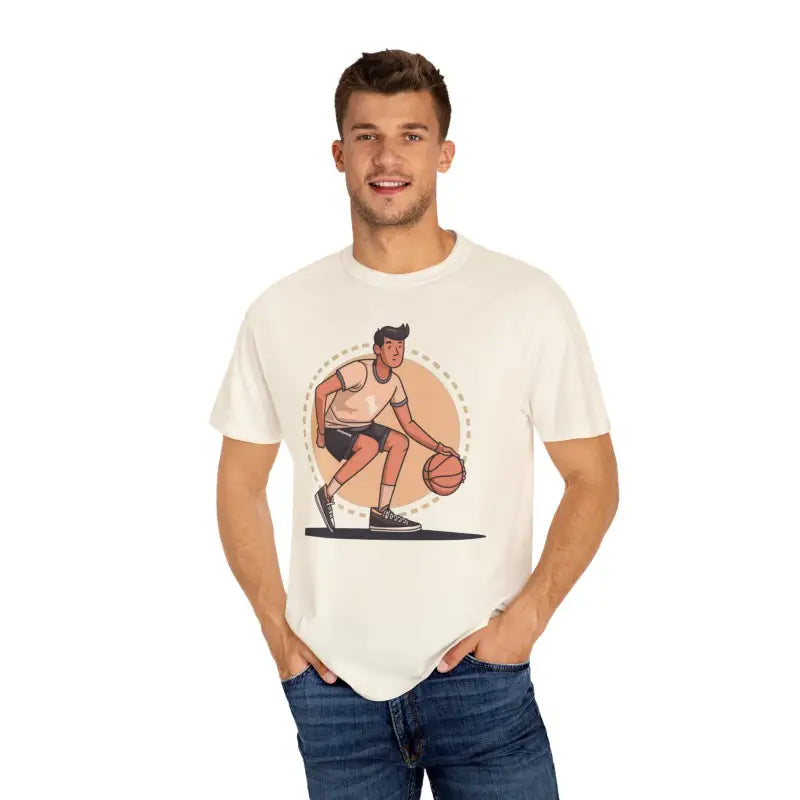 Basketball Player Tee - Cozy Cotton Style - DipaliZ