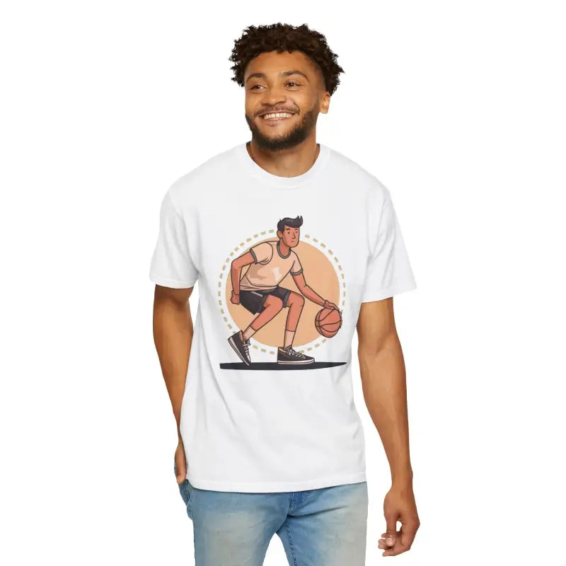 Basketball Player Tee - Cozy Cotton Style - DipaliZ