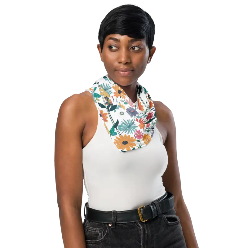 Print Bandana - Eco Friendly Floral Design - DipaliZ