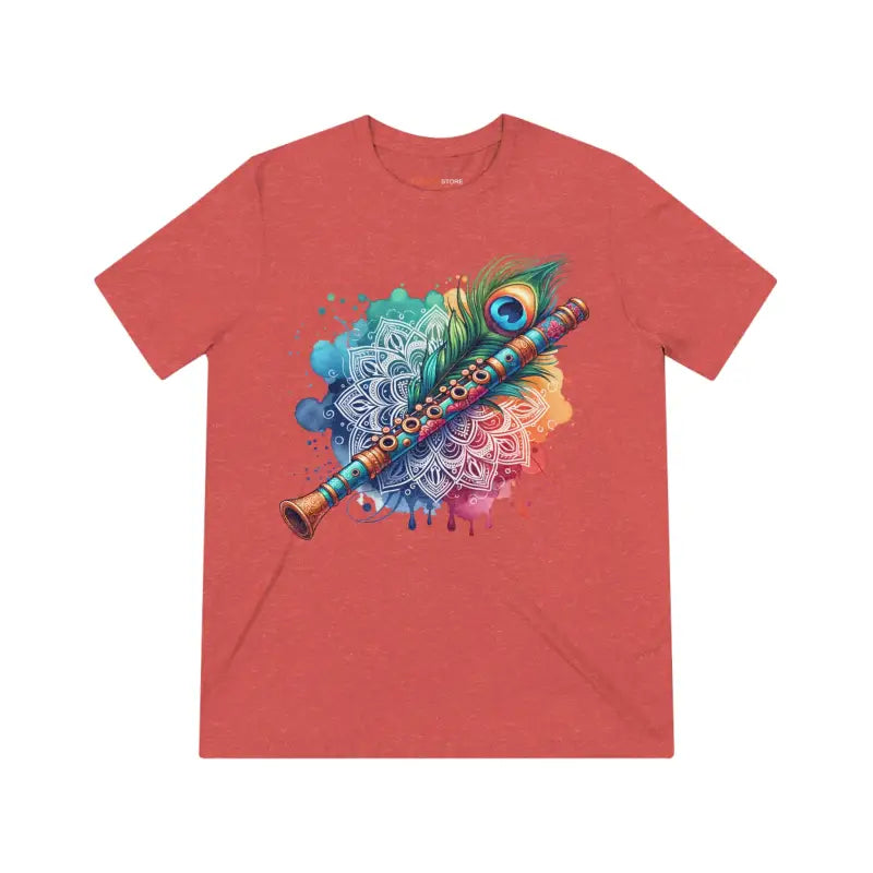 Hare Krishna Triblend Tee - Meditation Inspired Style - DipaliZ