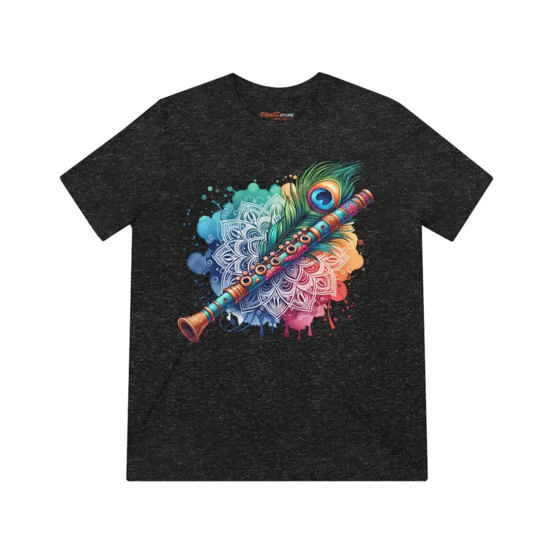 Hare Krishna Triblend Tee - Meditation Inspired Style - DipaliZ