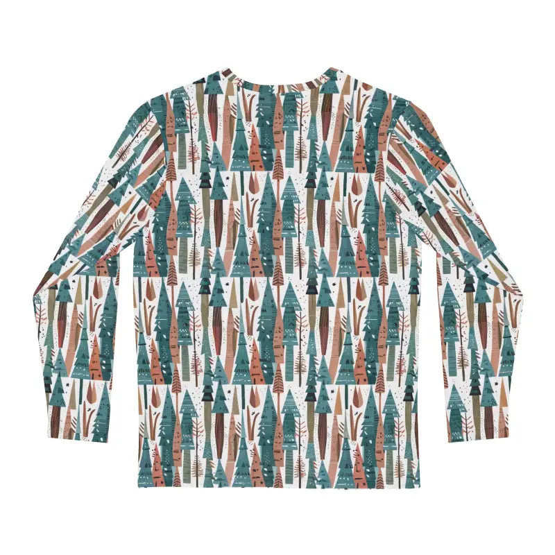 Cozy Forest Tees - Men's Long Sleeve Nature Escape - DipaliZ