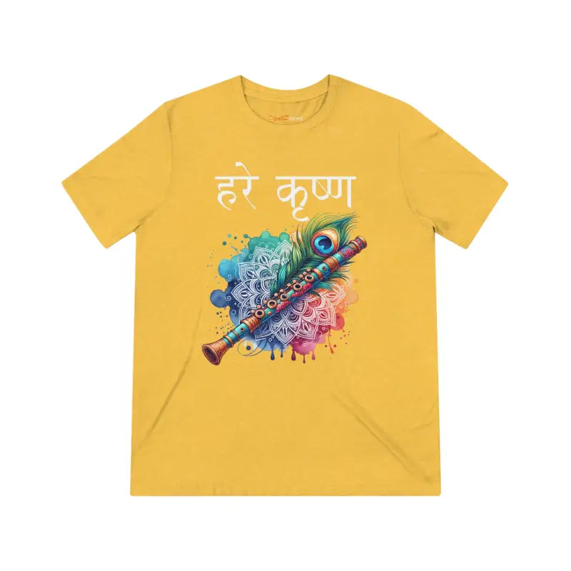 Krishna Bliss Triblend Tee - Soft and Stylish Comfort - DipaliZ