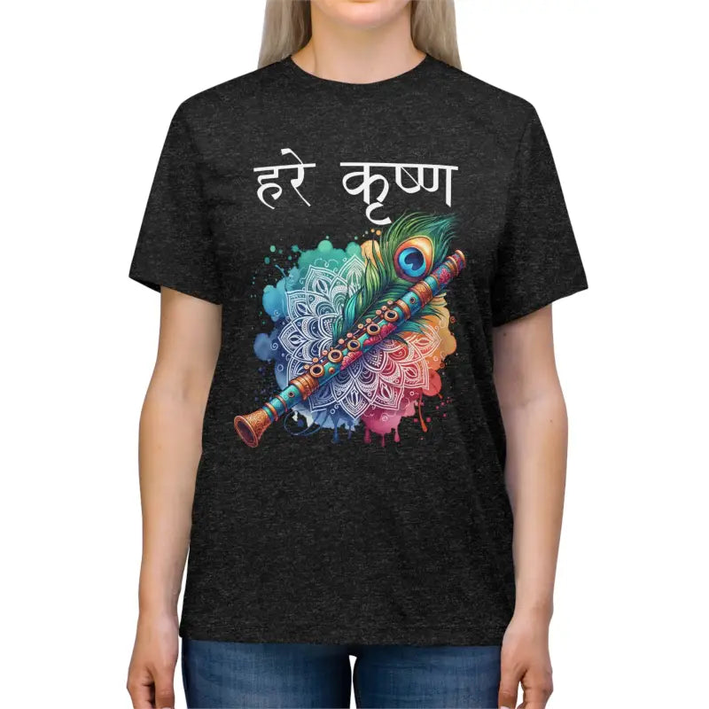 Krishna Bliss Triblend Tee - Soft and Stylish Comfort - DipaliZ