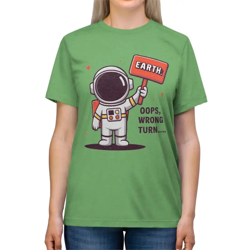 Cosmic Mishaps Astronaut Tee - Wrong Turn Space Design - DipaliZ