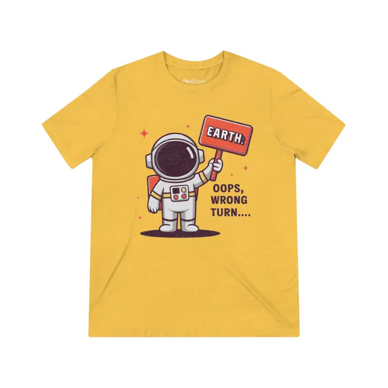 Cosmic Mishaps Astronaut Tee - Wrong Turn Space Design - DipaliZ