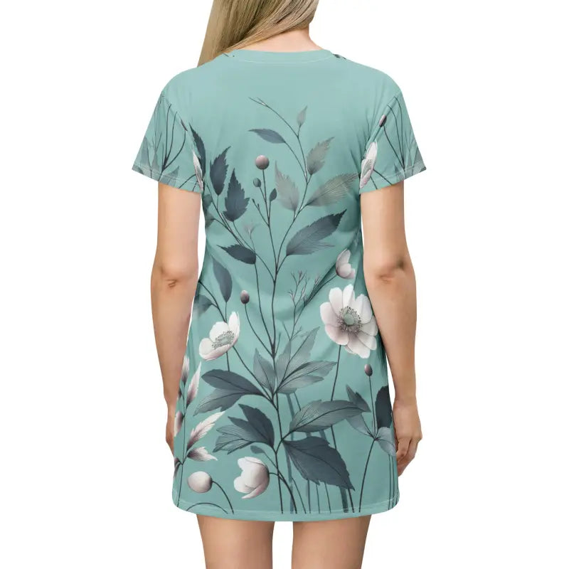 Pastel Paradise Print Shirt Dress - Floral Style - DipaliZ
