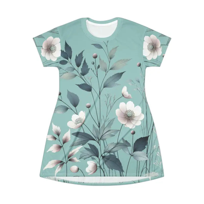 Pastel Paradise Print Shirt Dress - Floral Style - DipaliZ