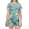 Pastel Paradise Print Shirt Dress - Floral Style - DipaliZ