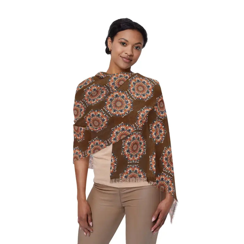 Geometric Print Scarf - Chic Trendy Apparel Style - DipaliZ
