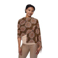 Geometric Print Scarf - Chic Trendy Apparel Style - DipaliZ