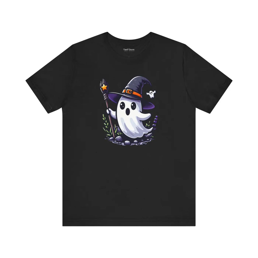 Unisex Ghost Tee - Irresistibly Soft with Ribbed Knit Collars - DipaliZ