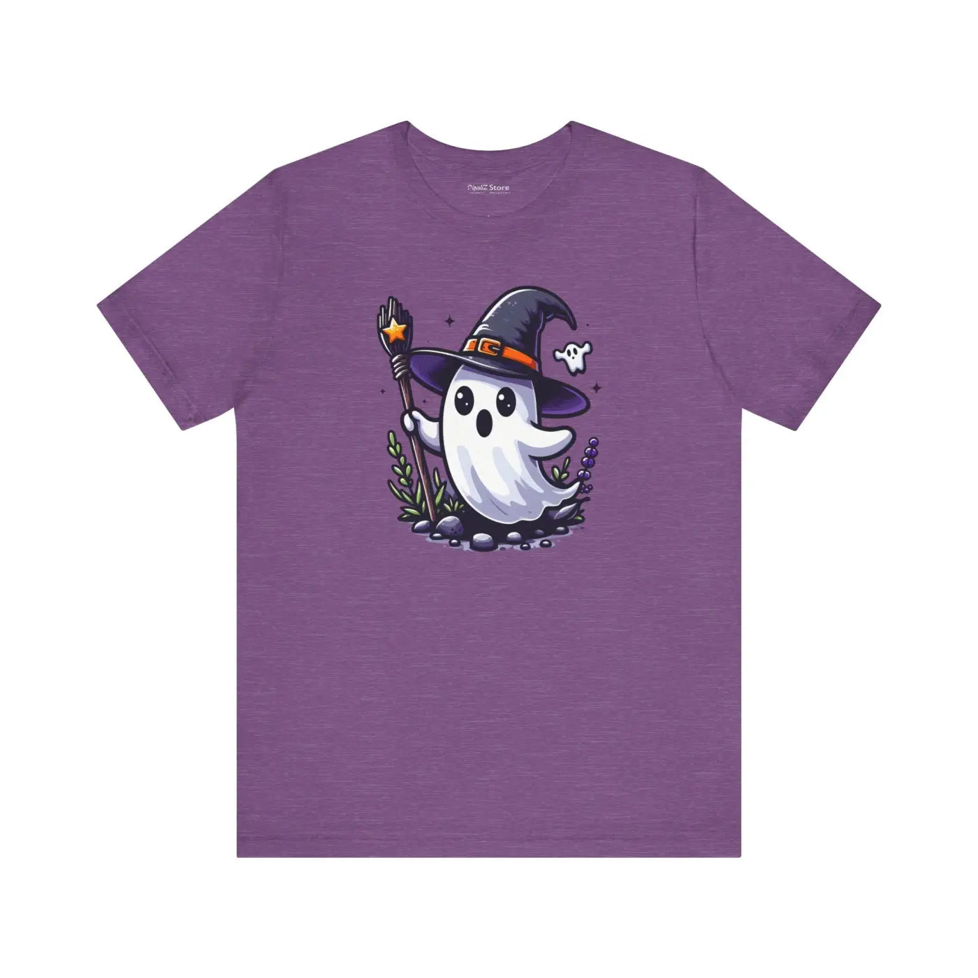 Unisex Ghost Tee - Irresistibly Soft with Ribbed Knit Collars - DipaliZ