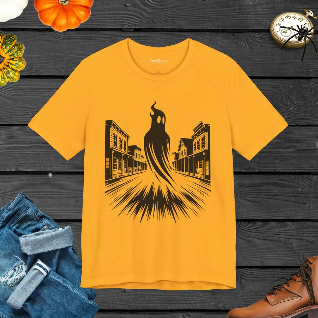 Scary Ghost Halloween Tee - Jersey Short Sleeve - DipaliZ