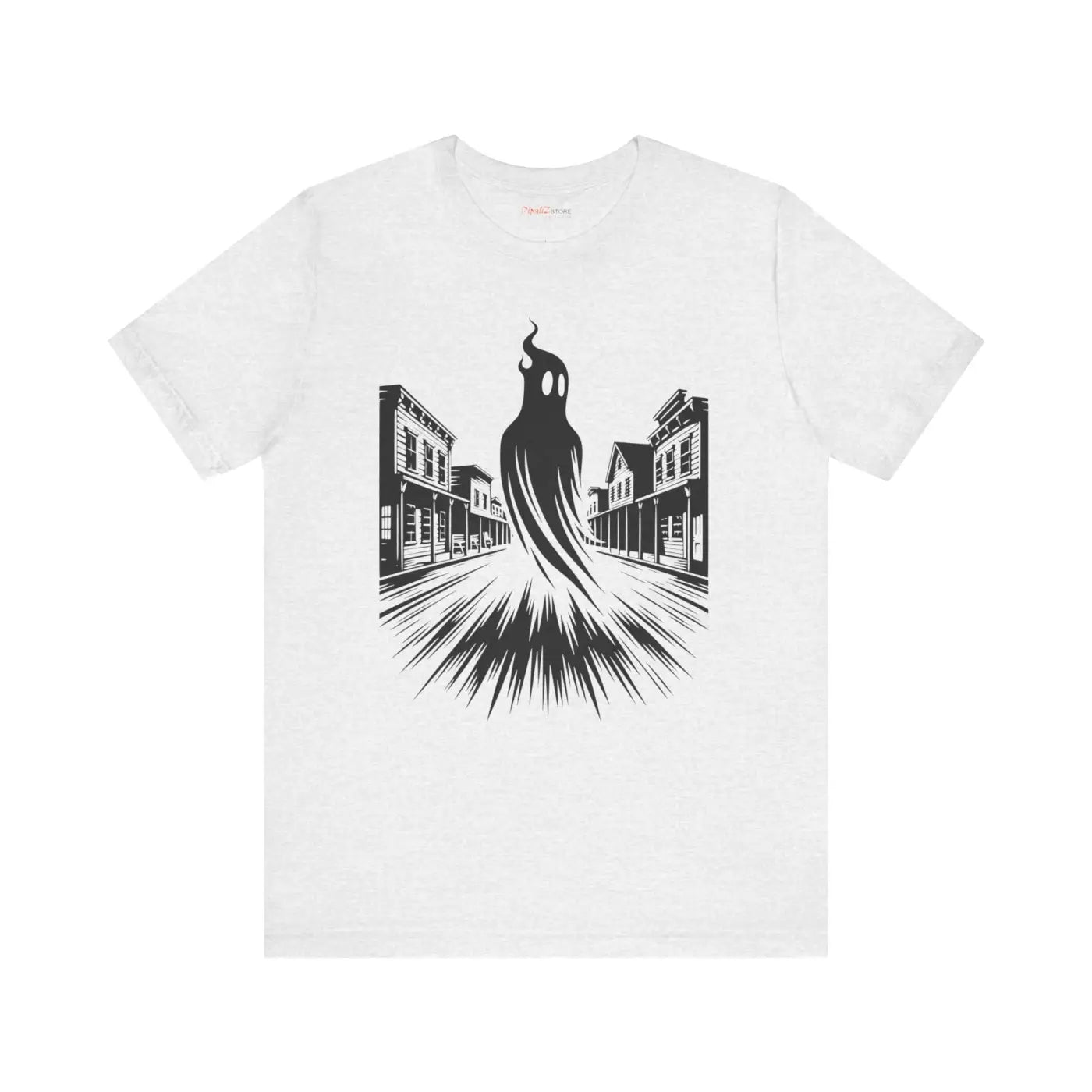 Scary Ghost Halloween Tee - Jersey Short Sleeve - DipaliZ