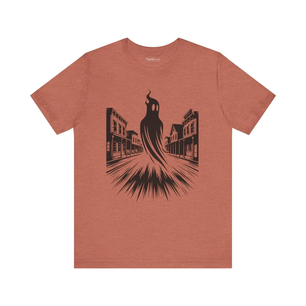 Scary Ghost Halloween Tee - Jersey Short Sleeve - DipaliZ